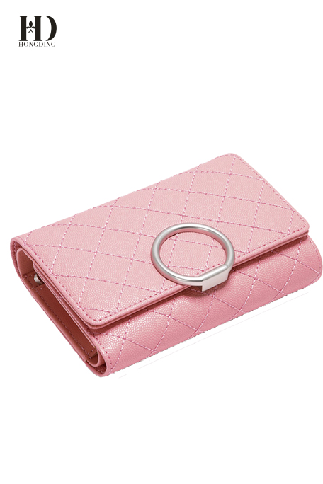 Metal Style PU Leather Wallets For Women