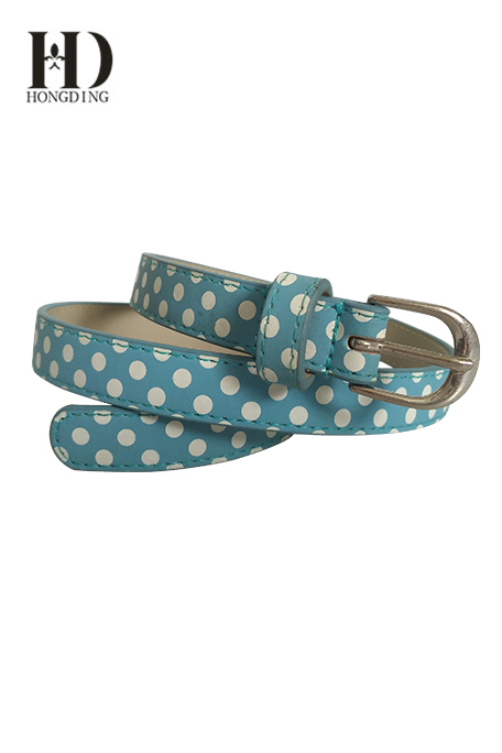 Girls belts with round-shaped decoration