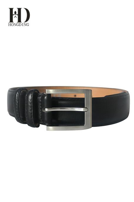 Men's Leather Belt with Removable Buckle