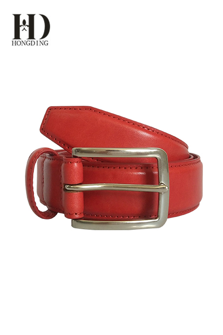 Men's Leather Belt with Stretch