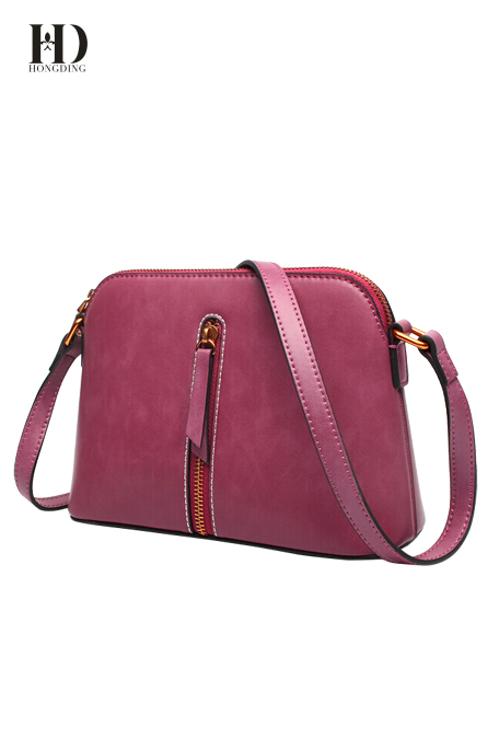 HongDing Multi-Color Genuine Leather Shoulder Bags for Women with Adjustable Shoulder Strap