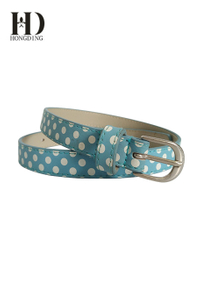 Girls belts with round-shaped decoration